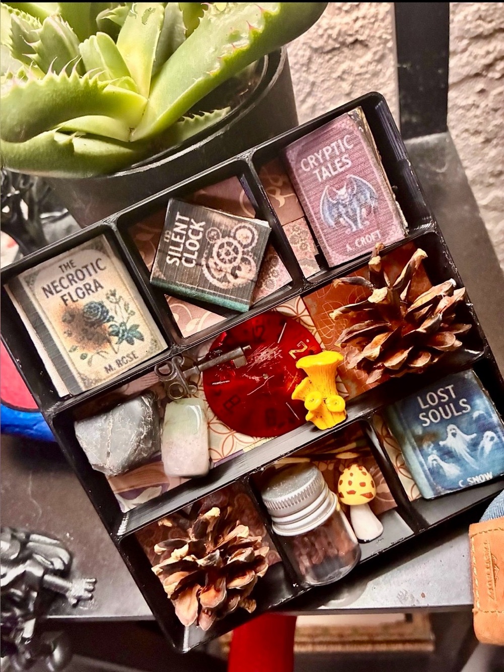 Miniature Oddity Box Art Handmade